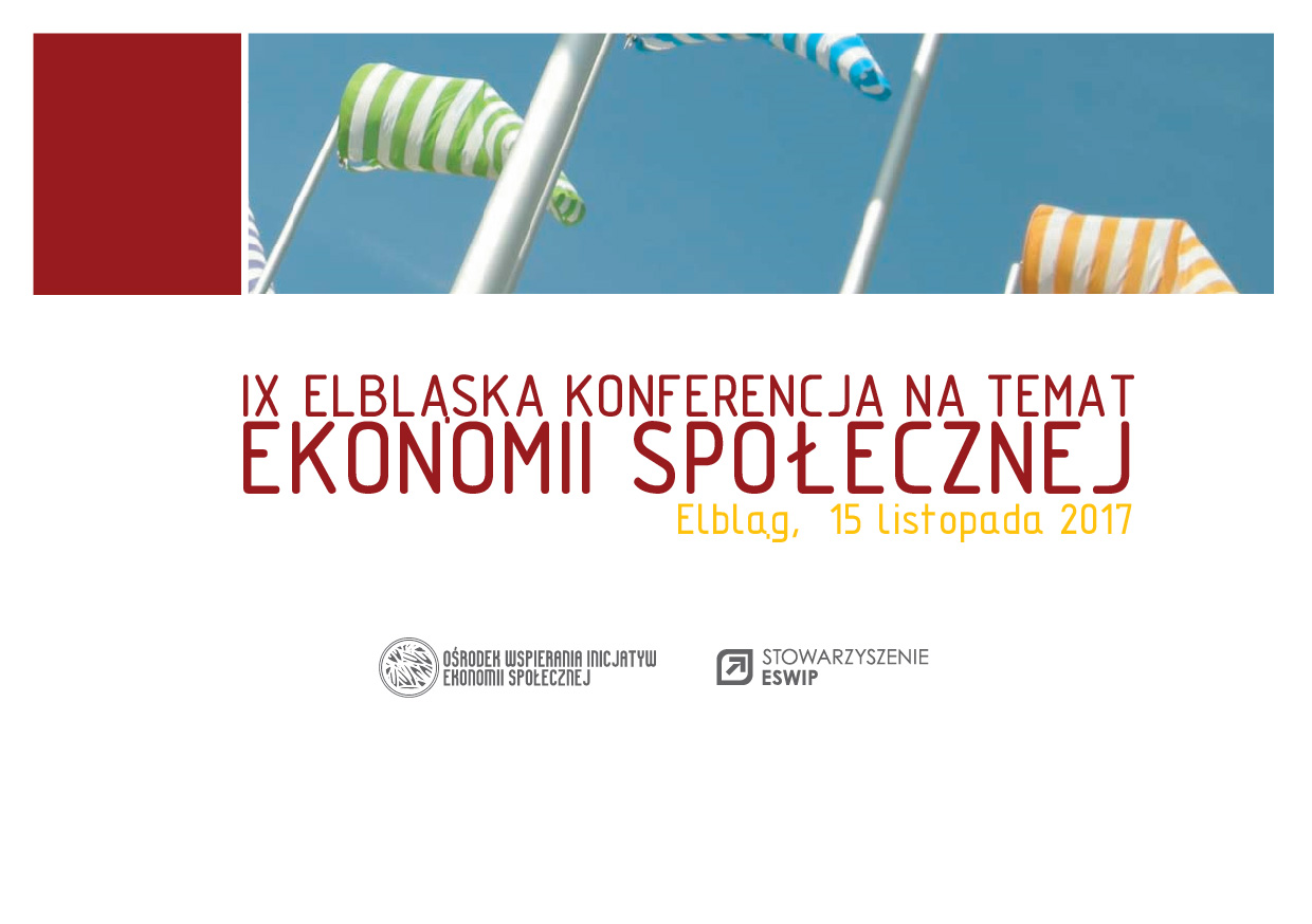 IX Elbląska Konferencja Ekonomii Społecznej